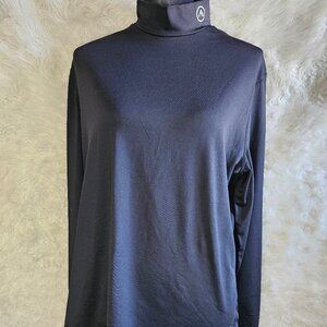 Peak Women's Black Athletic Top Sweatshirt Size:2XL